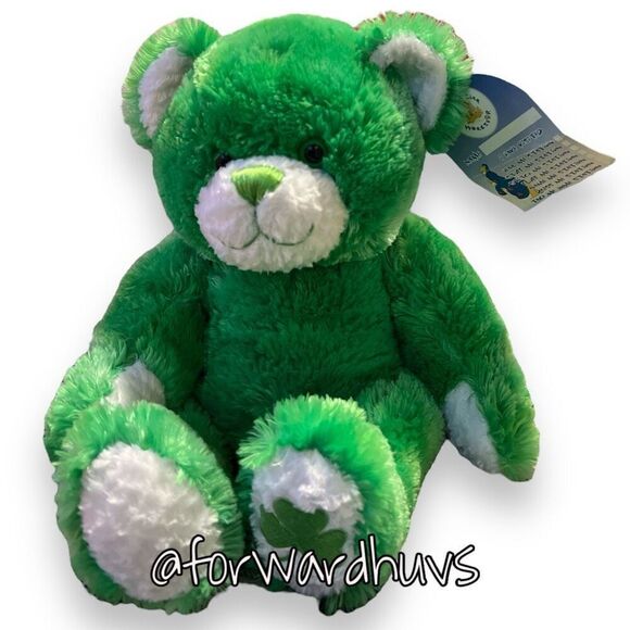 Build-A-Bear Lucky O' Teddy Plush - Limited Edition St. Patrick's Day 2005 - Picture 4 of 10